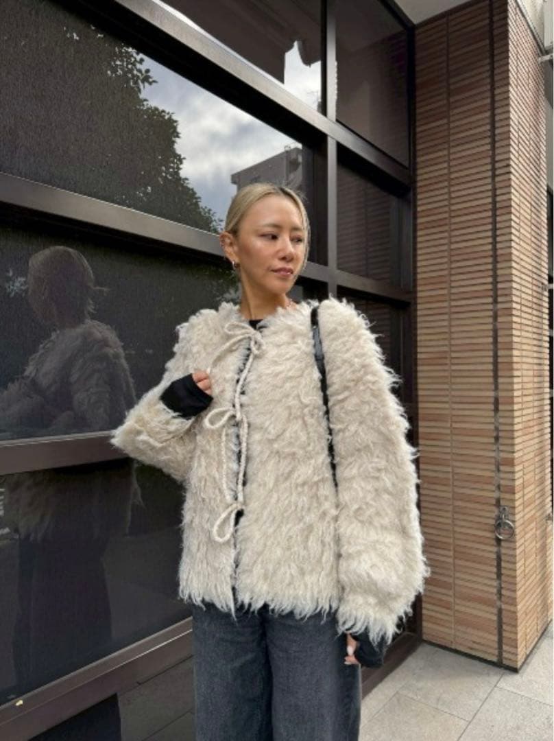 trunc88＊Fluffy Ribbon Cardigan＊リボンカーディガン