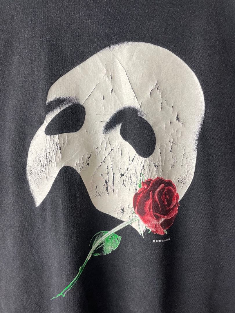90s ヴィンテージ オペラ座の怪人　Tシャツ　フェード　ファントム