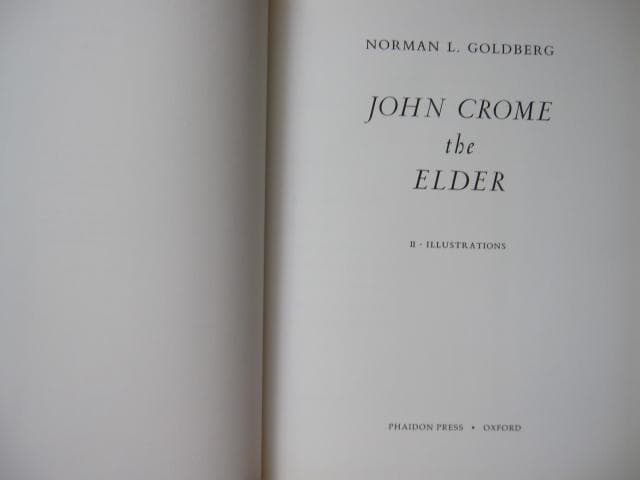 John Crome the Elder　ジョン・クローム　画集