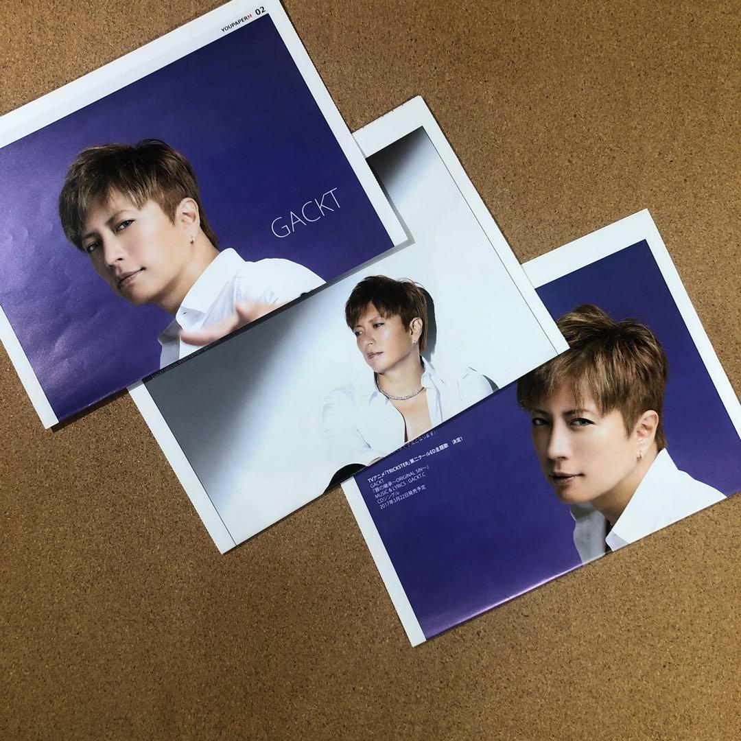 【数量限定セット】GACKTさん掲載5ページセット(ポスターサイズ)