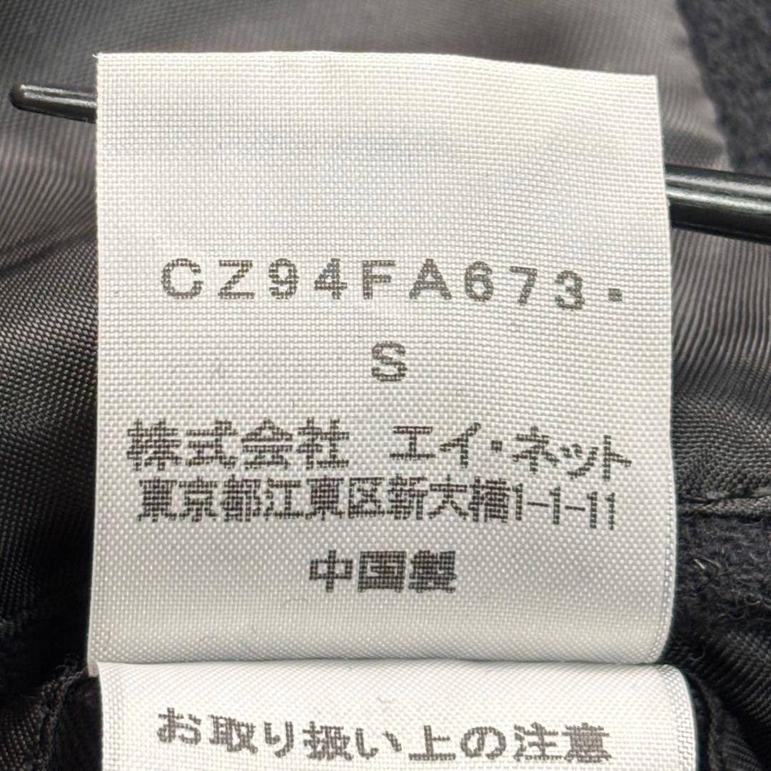 カバンドズッカ/S/黒/コート/フード/ダブルボタン/厚手/秋冬/カジュアル