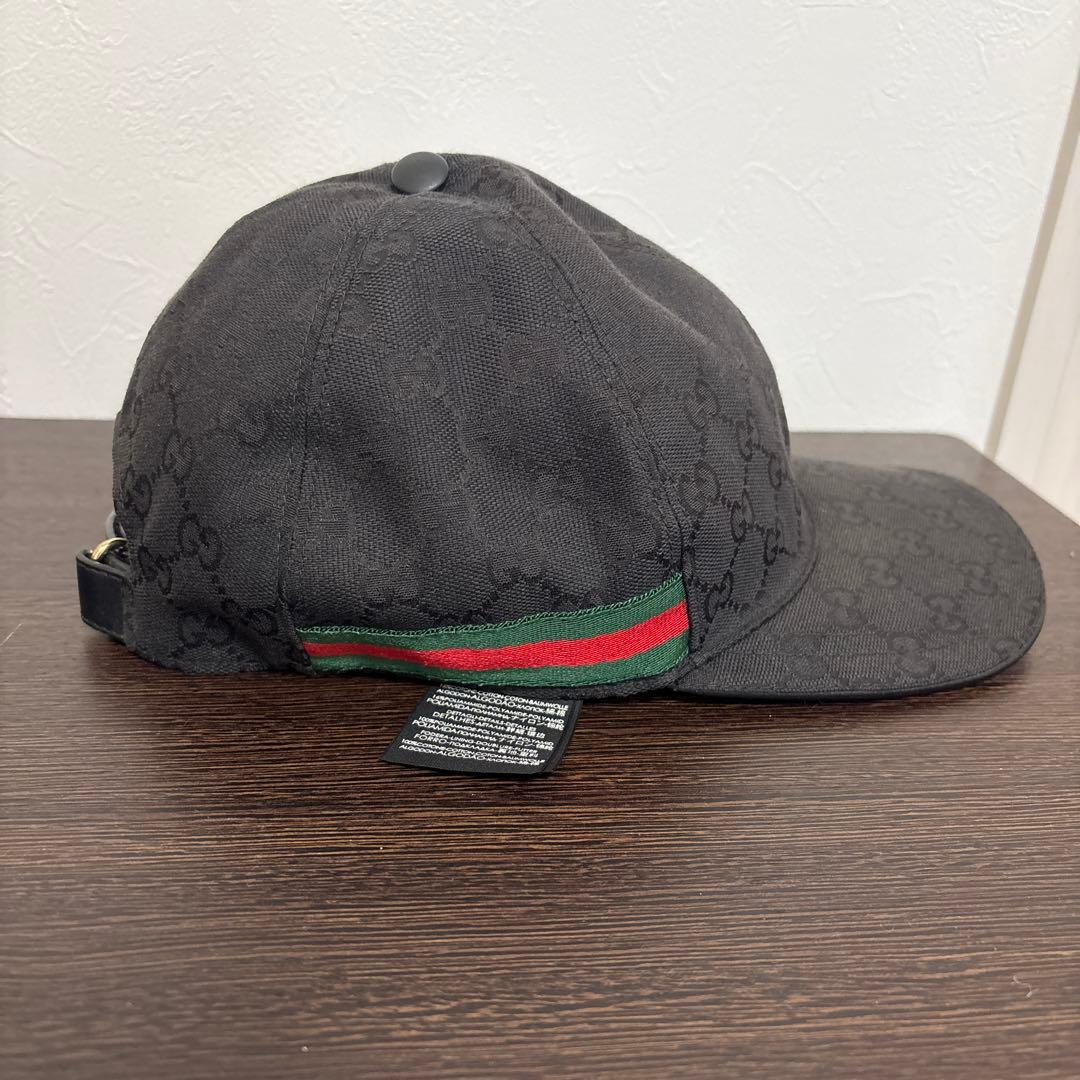 Gucci ブラック ベースボールキャップ