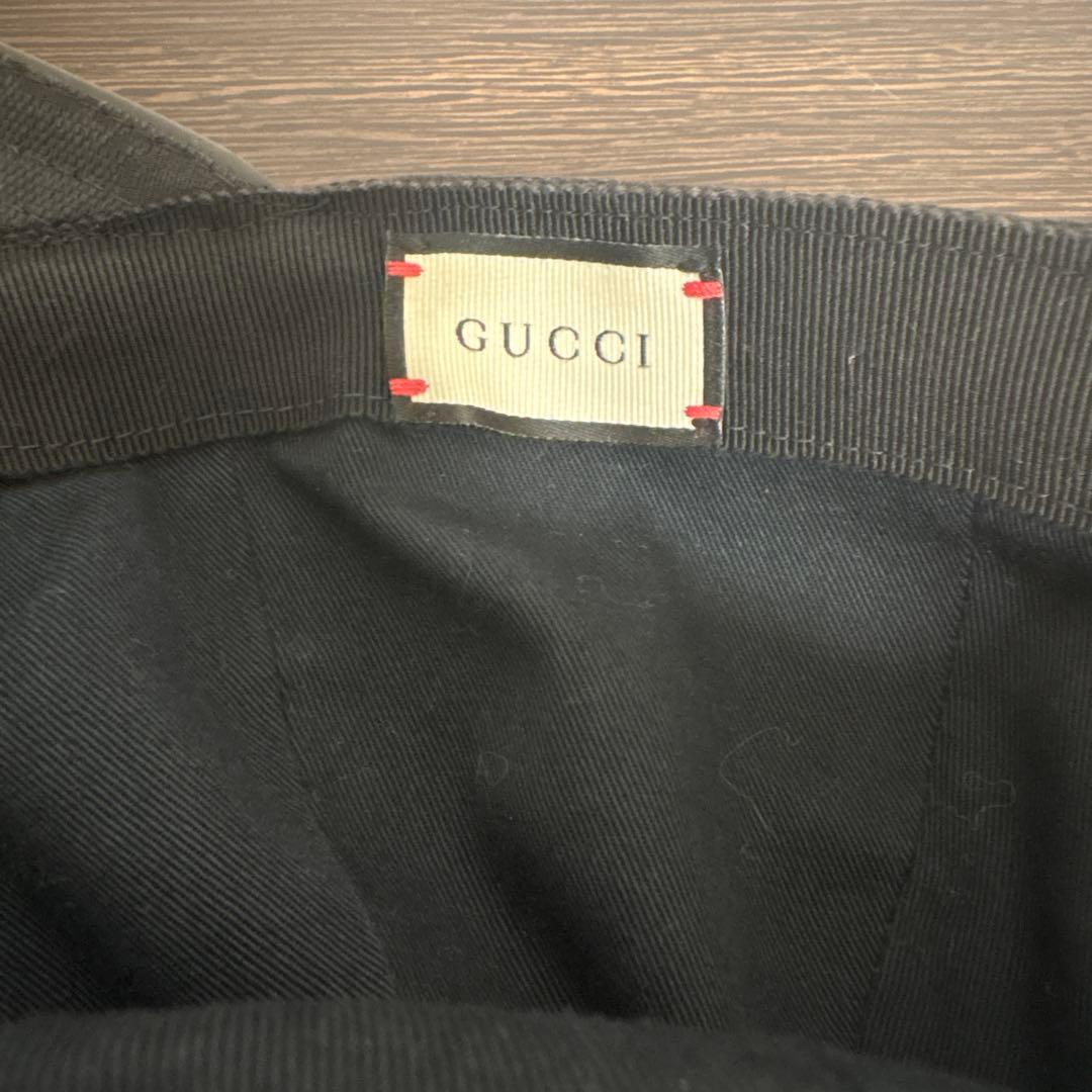 Gucci ブラック ベースボールキャップ