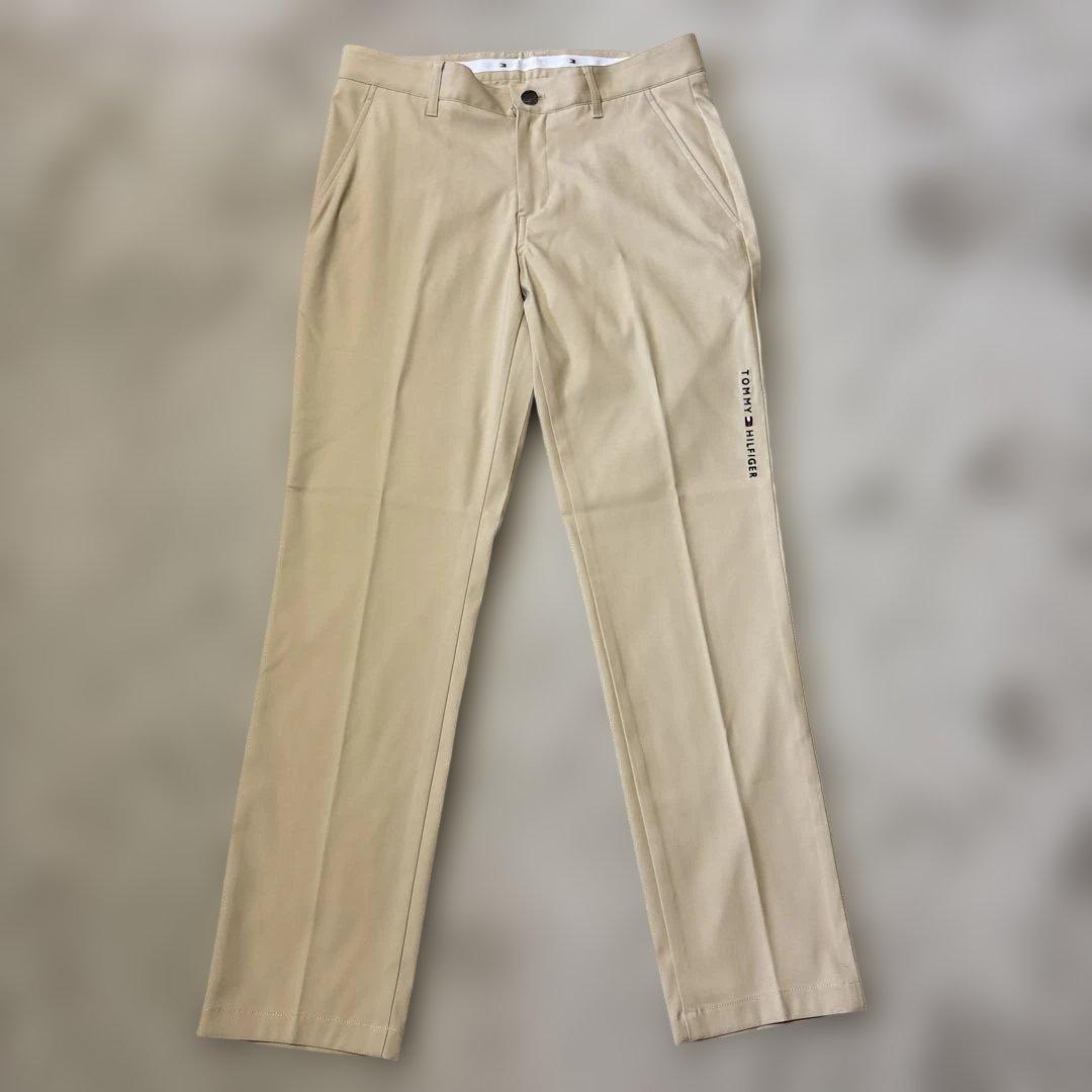 美品☆ HILFIGETメンズ　ゴルフパンツ　ベージュ　S