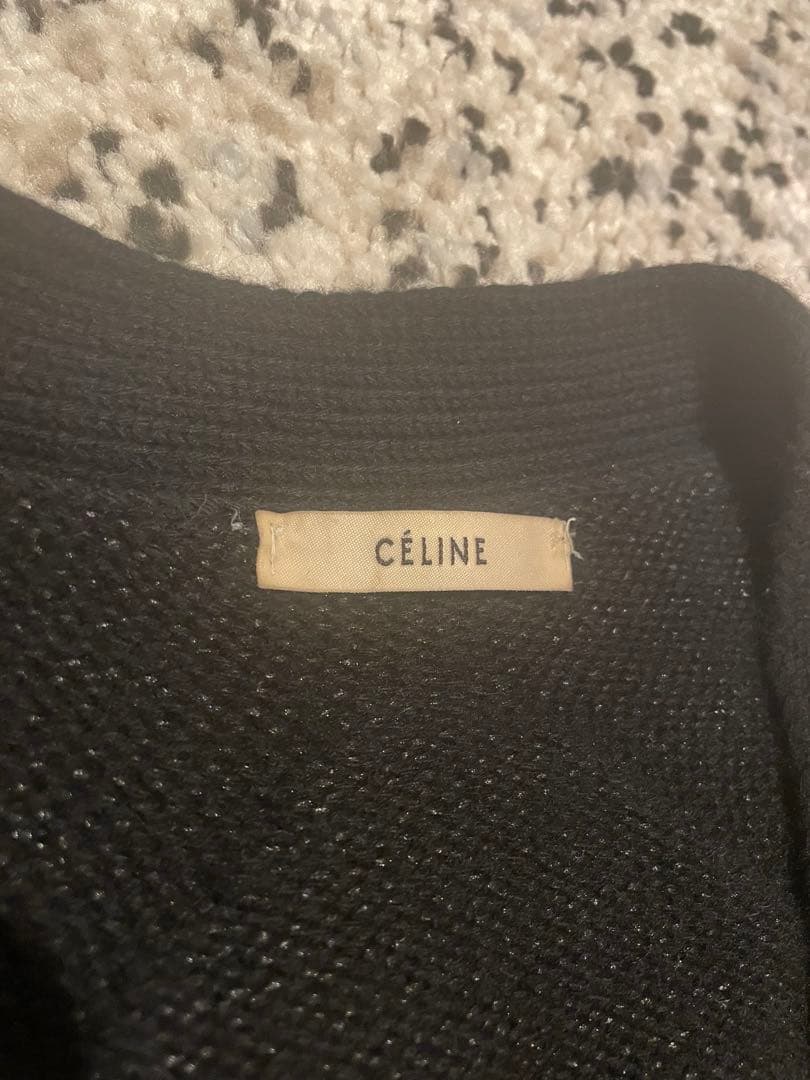 CELINE セリーヌ フィービー期 ニットカーディガン ブラック 美品