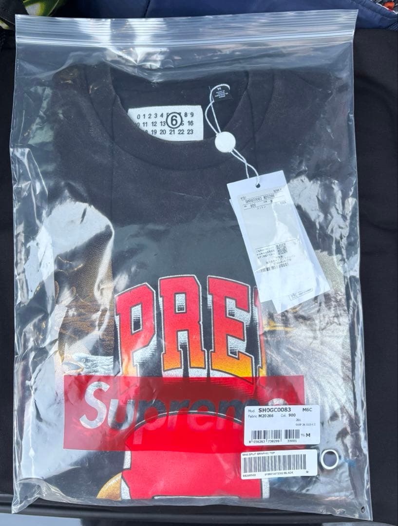 トップス Supreme MM6 Maison Margiela Split S/S T