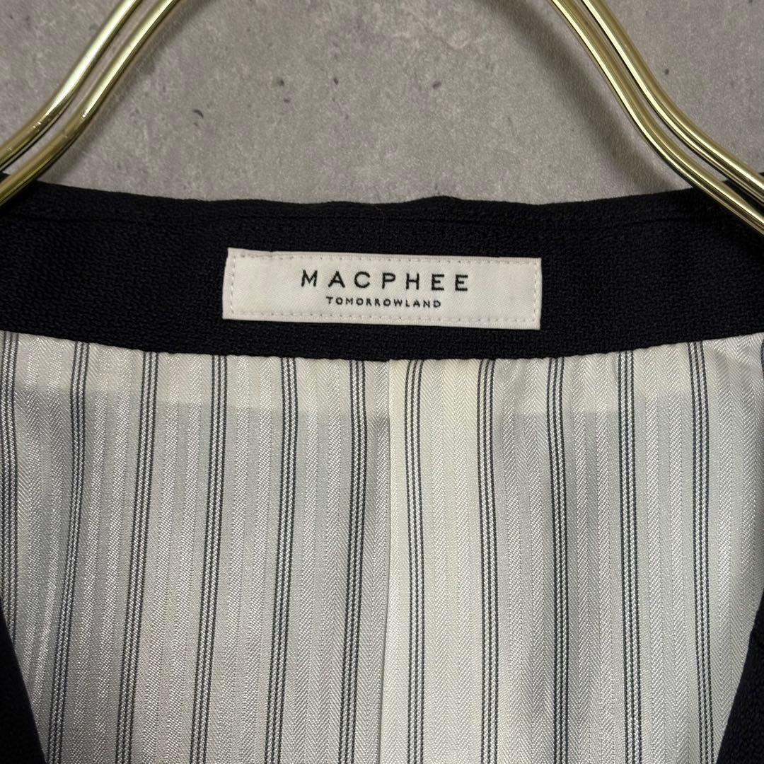 美品 マカフィー MACPHEE テーラードジャケット ネイビー 36 23SS