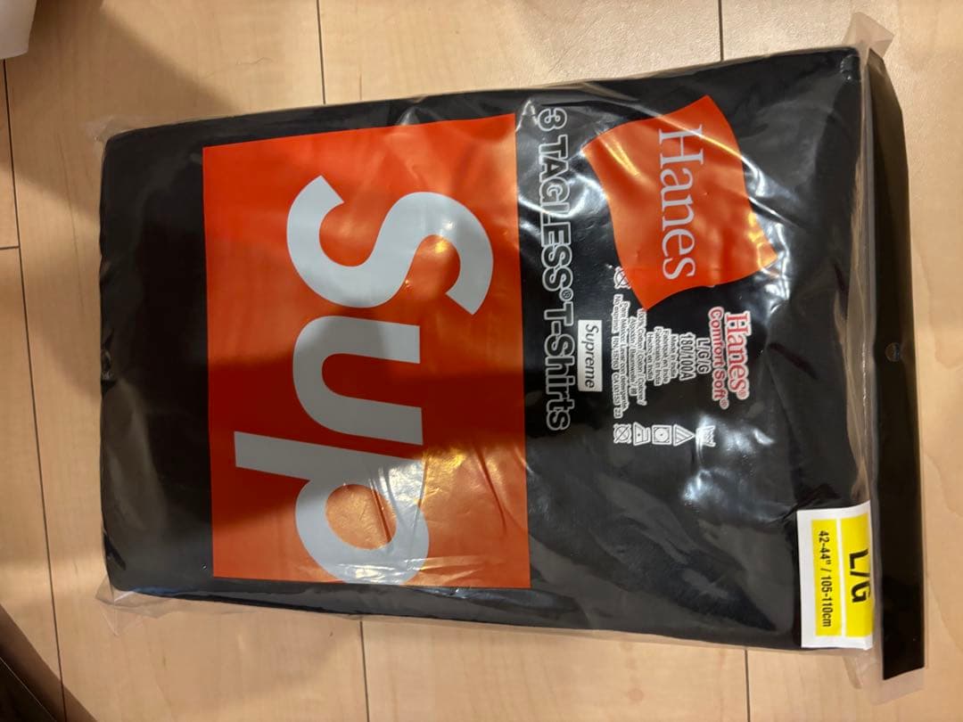 Lサイズ5枚Supreme / Hanes Tagless Tees