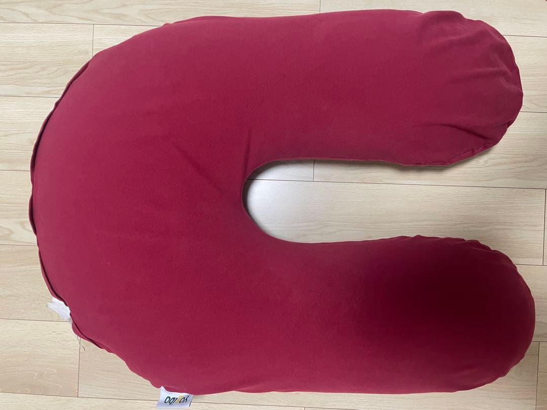 Yogibo ヨギボーサポート　U字型クッション ワインレッド
