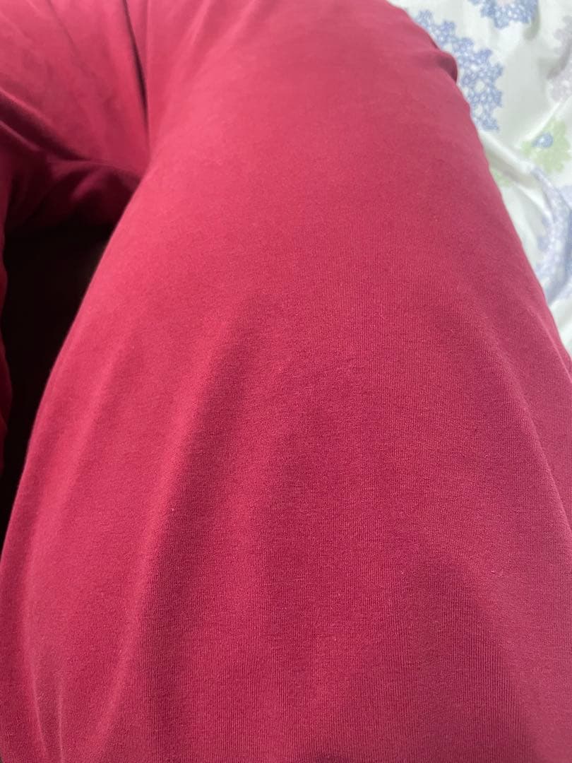 Yogibo ヨギボーサポート　U字型クッション ワインレッド