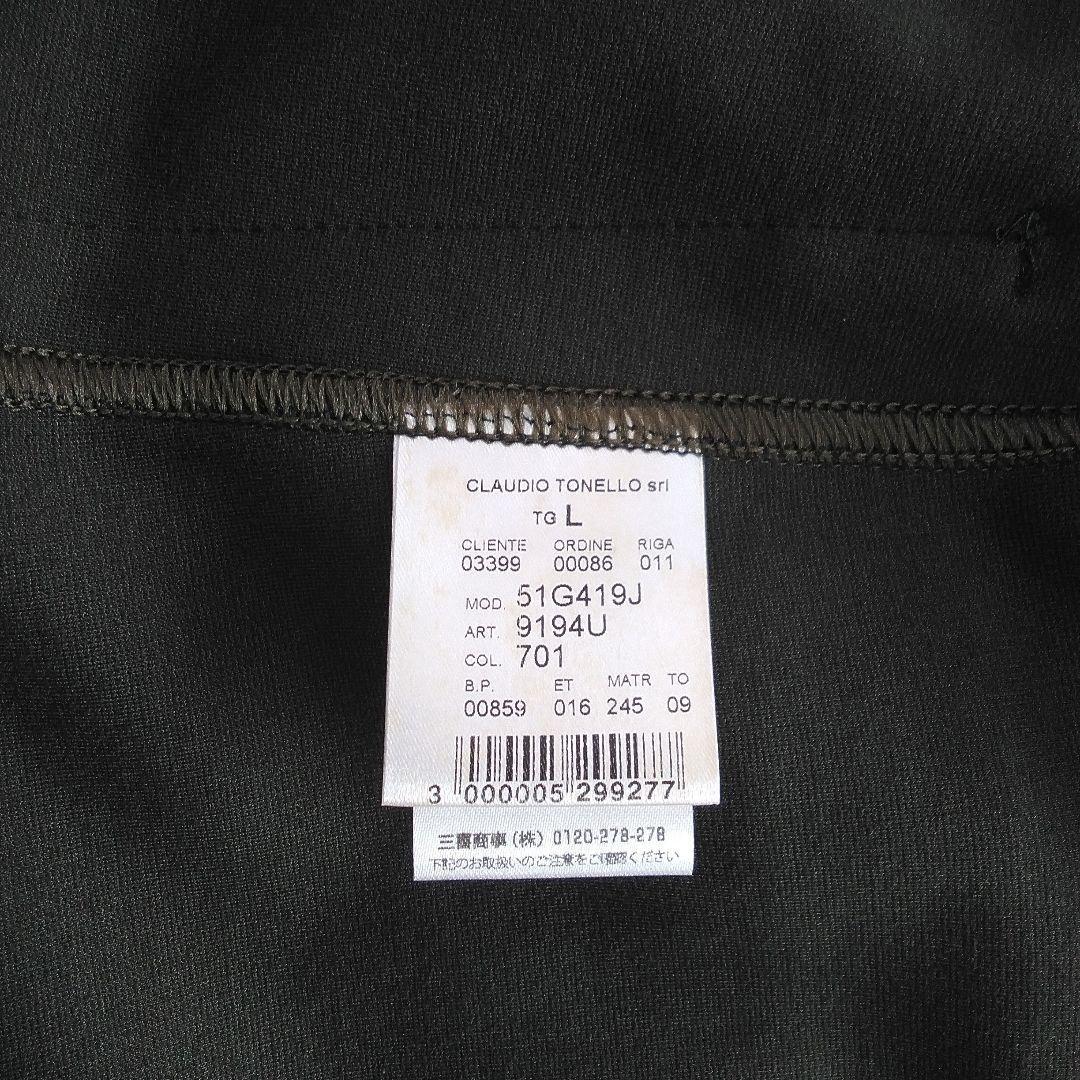 T JACKET シャツジャケット　カーキ　ジャージ生地