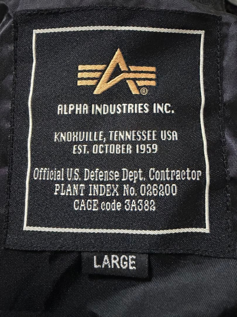 ALPHA INDUSTRIES MA-1ジャケット Lサイズ