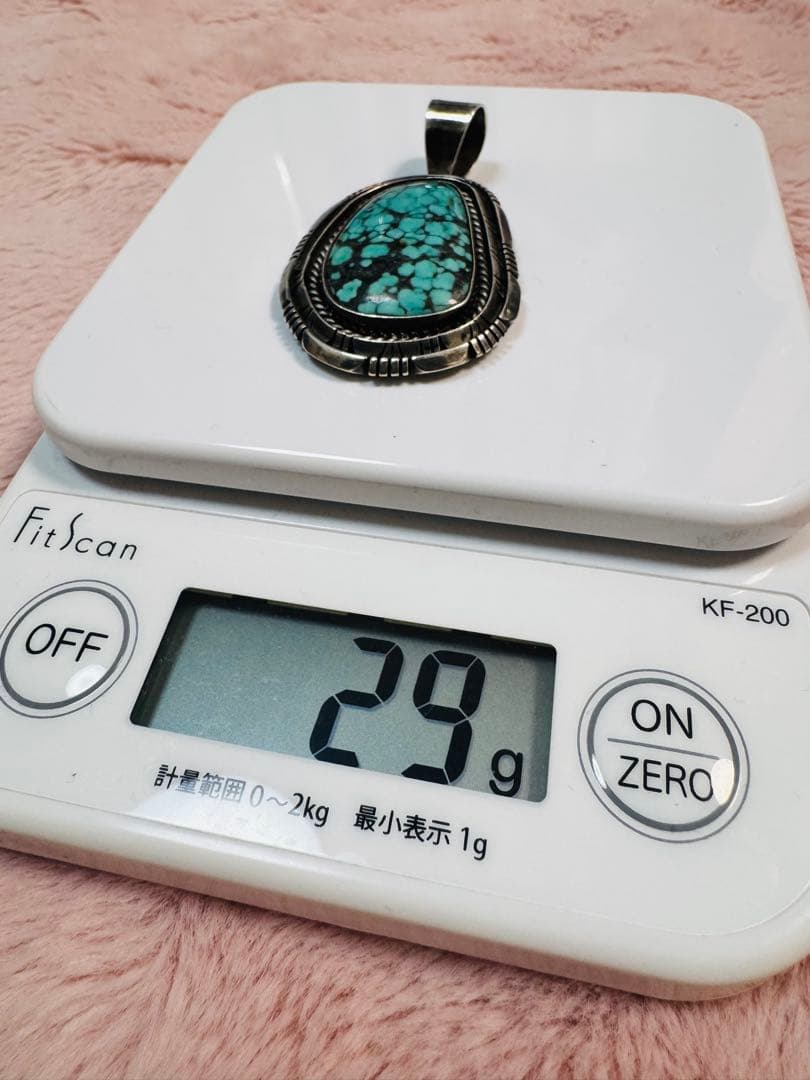 ターコイズ シルバー ペンダントトップ SAAD 約29g