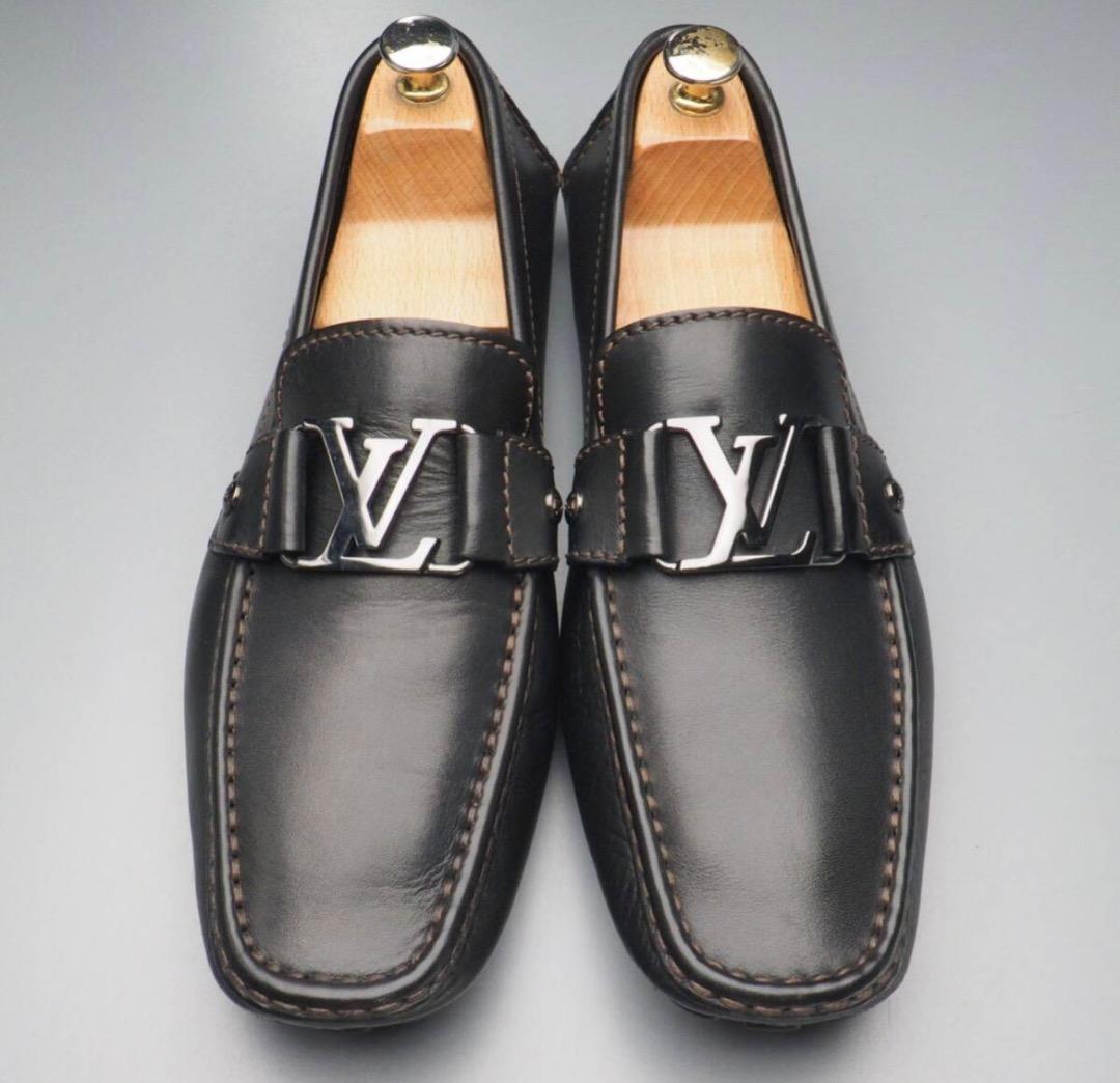 極美品　ルイヴィトンLOUIS VUITTON レザーモカシン　シューズ革靴
