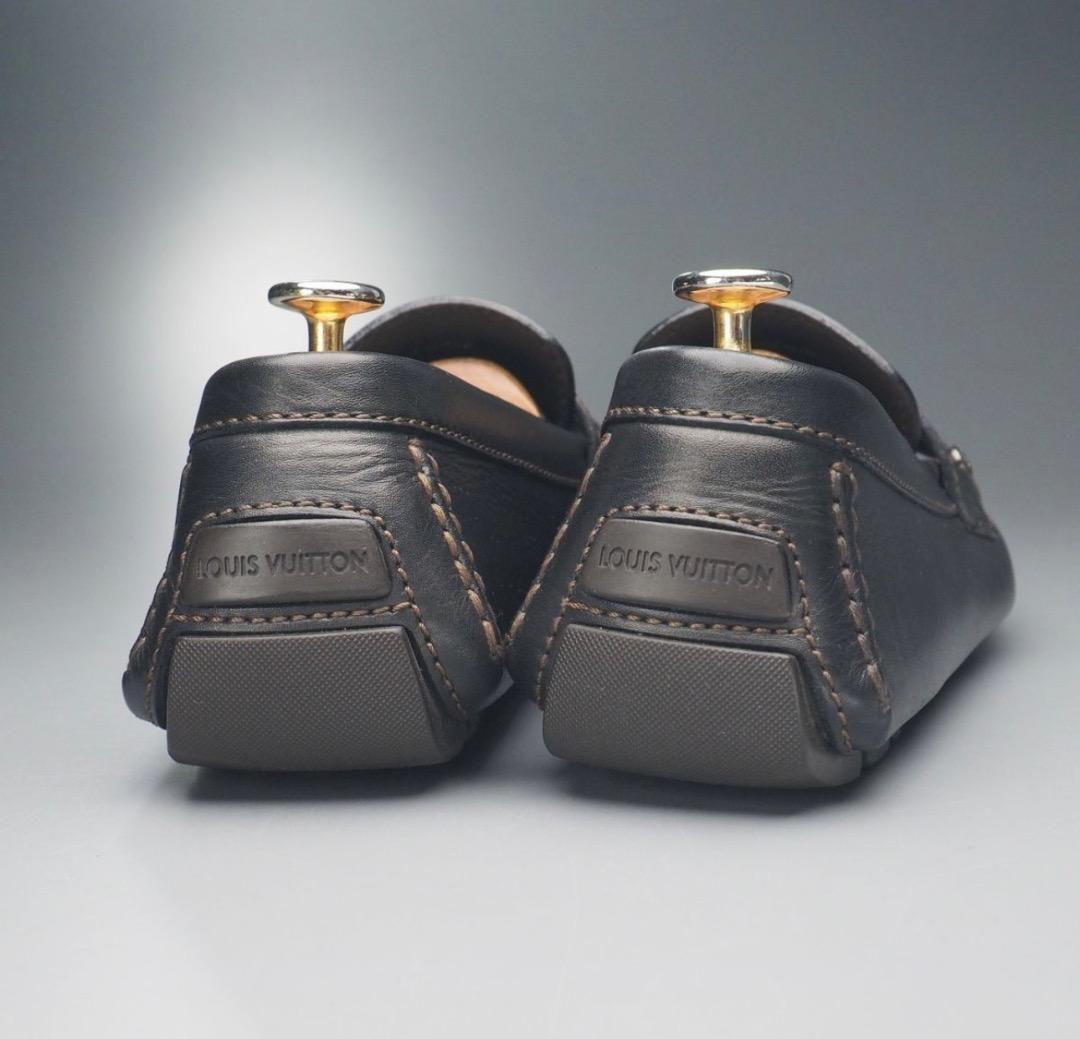 極美品　ルイヴィトンLOUIS VUITTON レザーモカシン　シューズ革靴