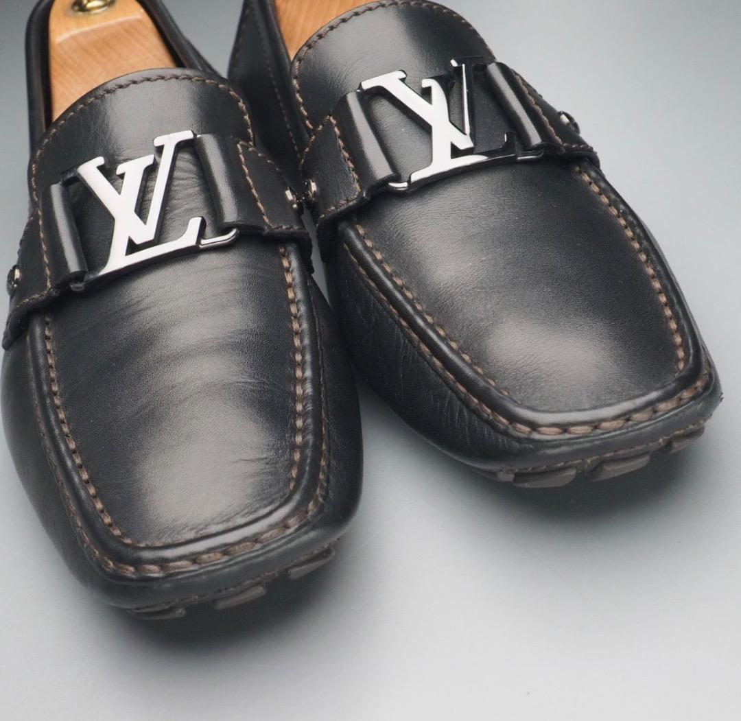 極美品　ルイヴィトンLOUIS VUITTON レザーモカシン　シューズ革靴