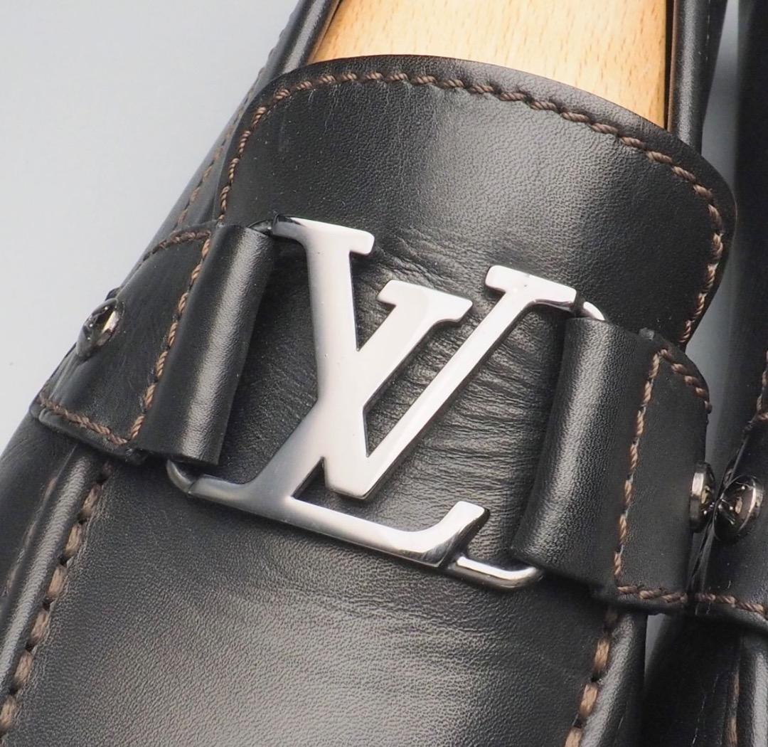 極美品　ルイヴィトンLOUIS VUITTON レザーモカシン　シューズ革靴