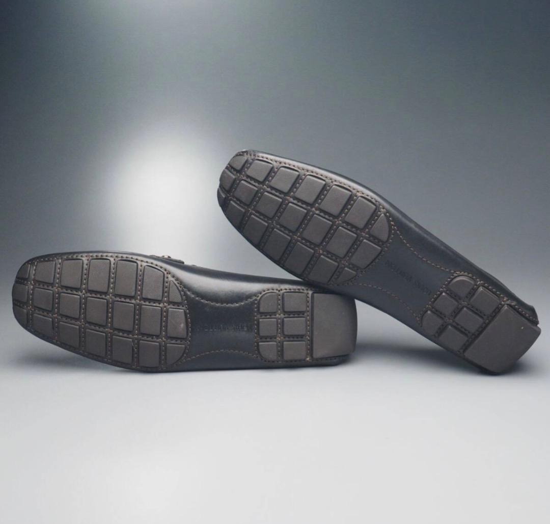 極美品　ルイヴィトンLOUIS VUITTON レザーモカシン　シューズ革靴
