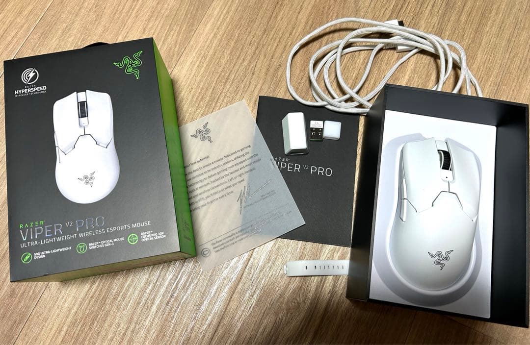 説明必読　Razer Viper V2 Pro (White Edition)