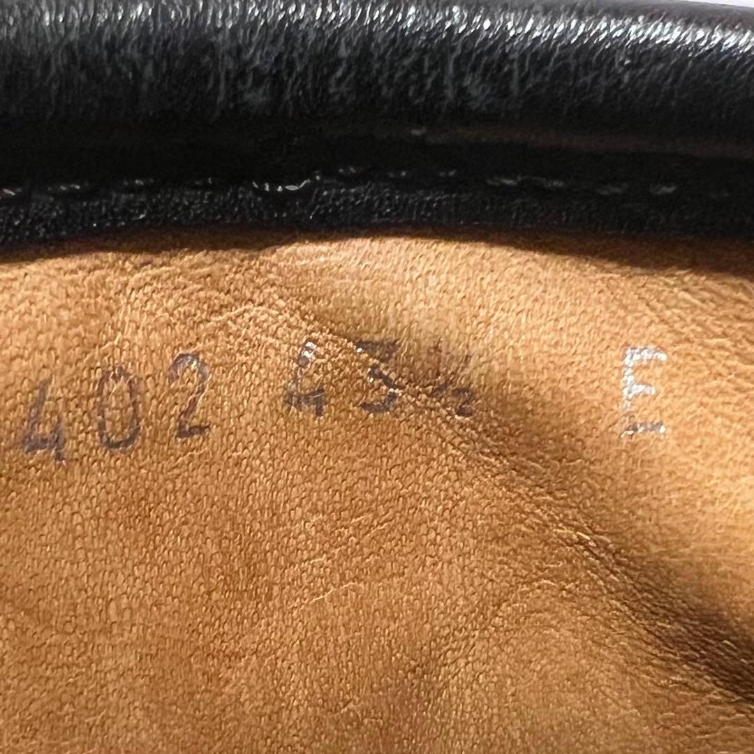 【GUCCI】ホースビットモカシン ショートブーツ 28.5cm ブラック