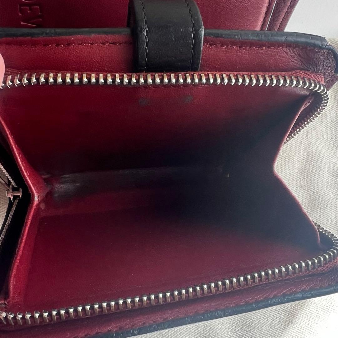 220 美品 LOEWE ロエベ 2つ折り財布