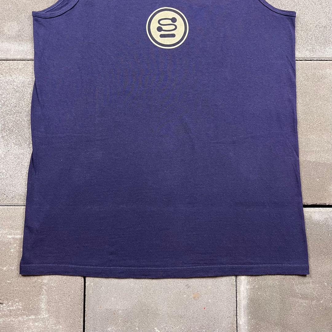 トップス 90s USA stussy jamiroq logo tank top L