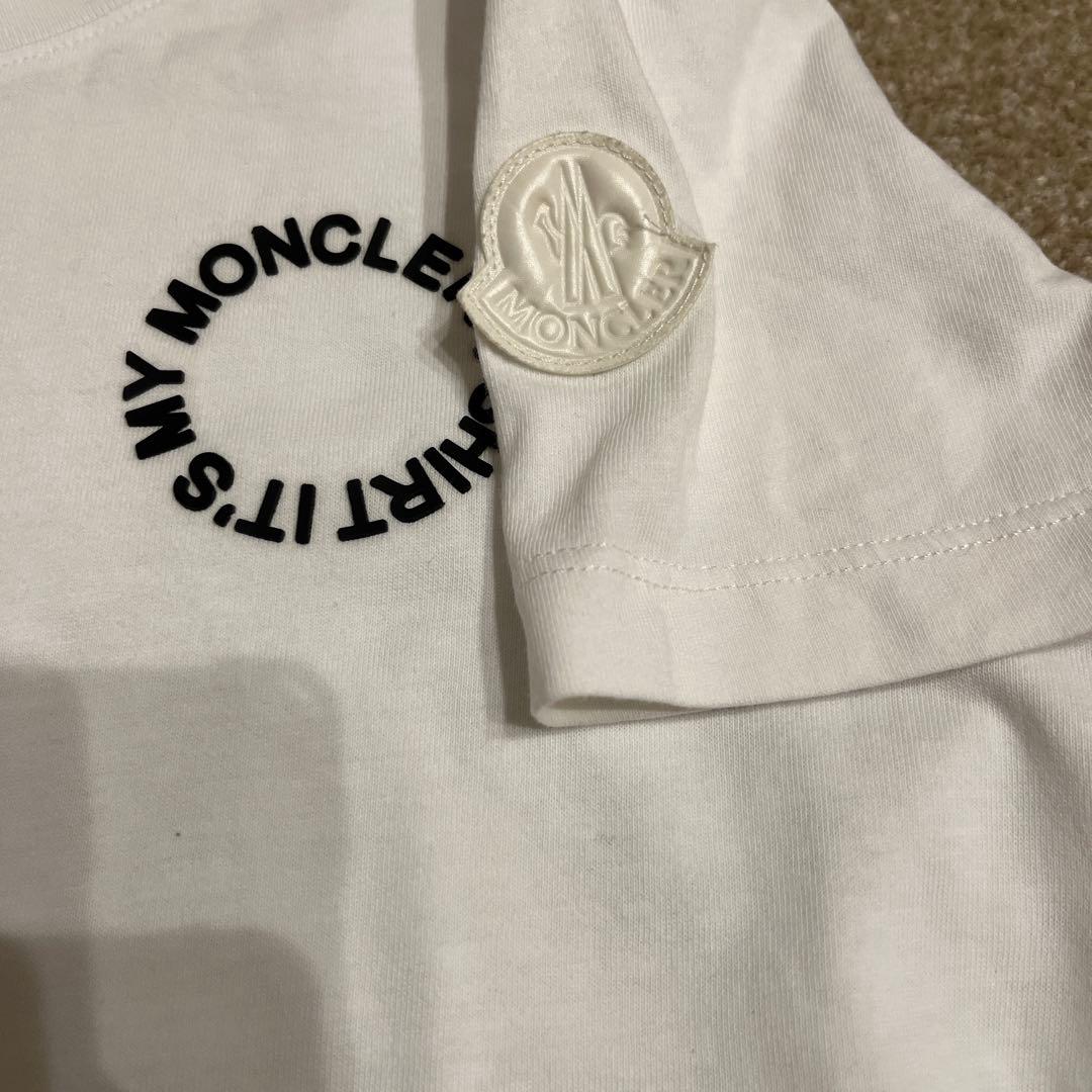未使用⭐︎ モンクレール　MONCLER ホワイト Tシャツ 半袖　xs