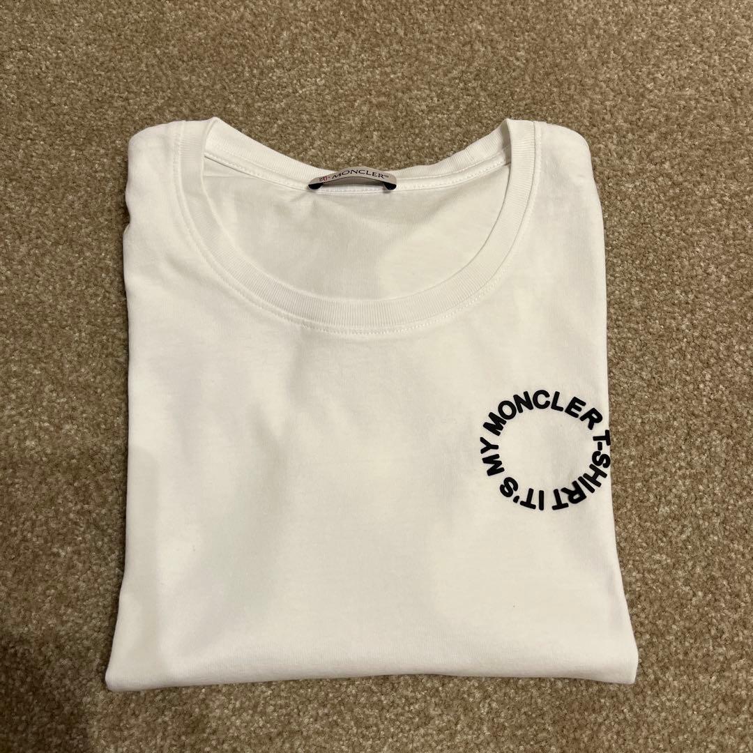 未使用⭐︎ モンクレール　MONCLER ホワイト Tシャツ 半袖　xs