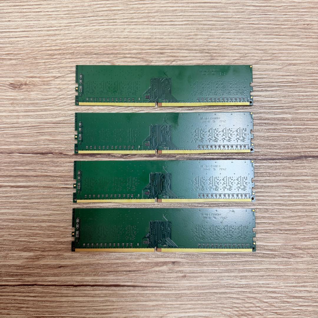 【BUFFALO】 DDR4-2400 4GB メモリ4枚セット計16GB