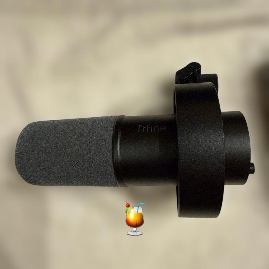 未使用）FIFINE ダイナミックポットキャストマイク USB/XLR接続可能