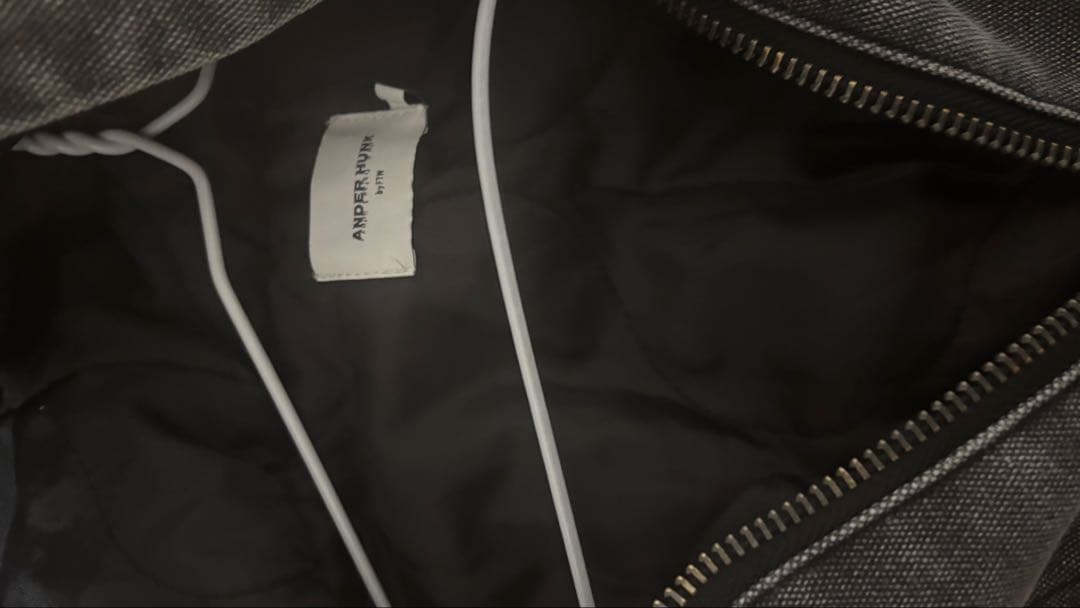ANDER HUNK Duck Hood Jacket ブラック
