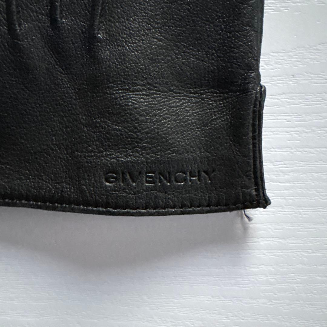 GIVENCHY 黒 レザー 手袋