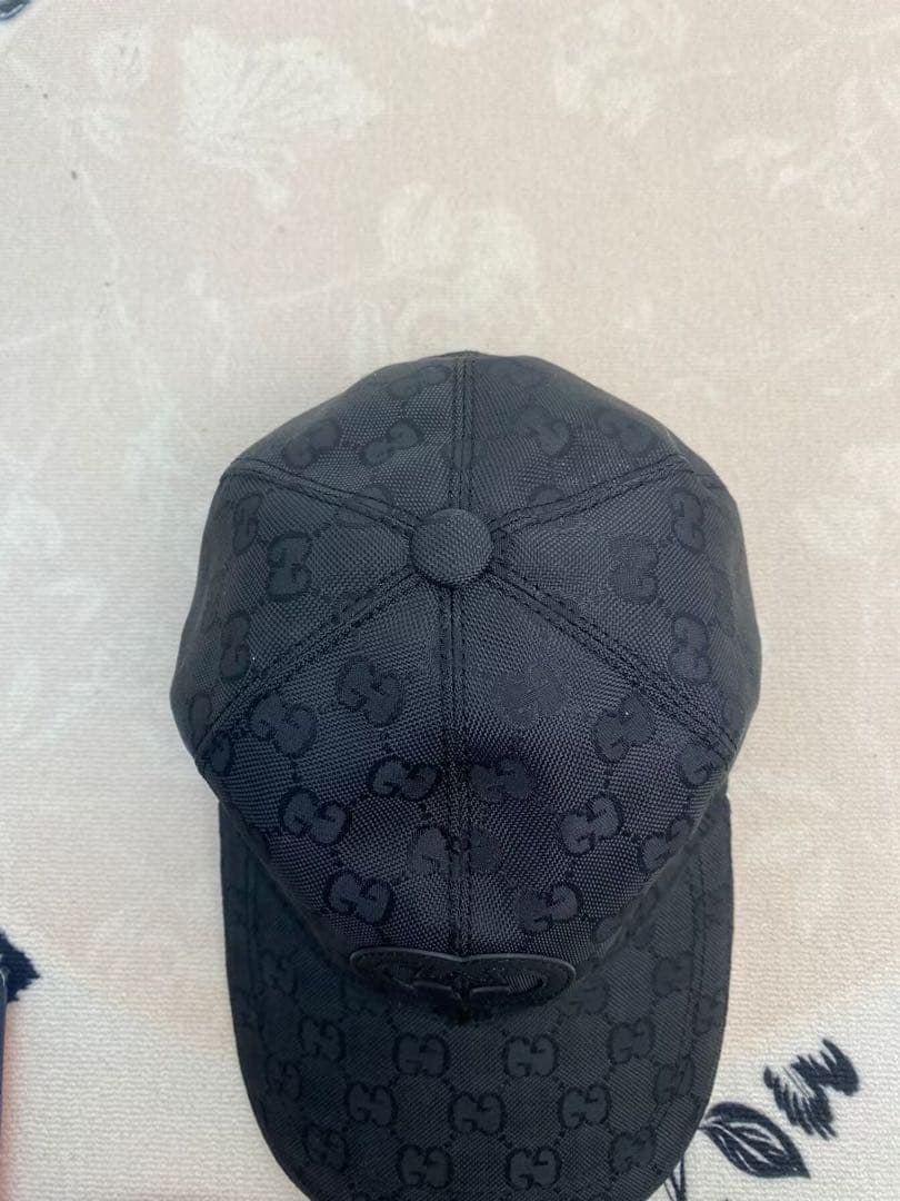 GUCCI ブラック ベースボールキャップ M