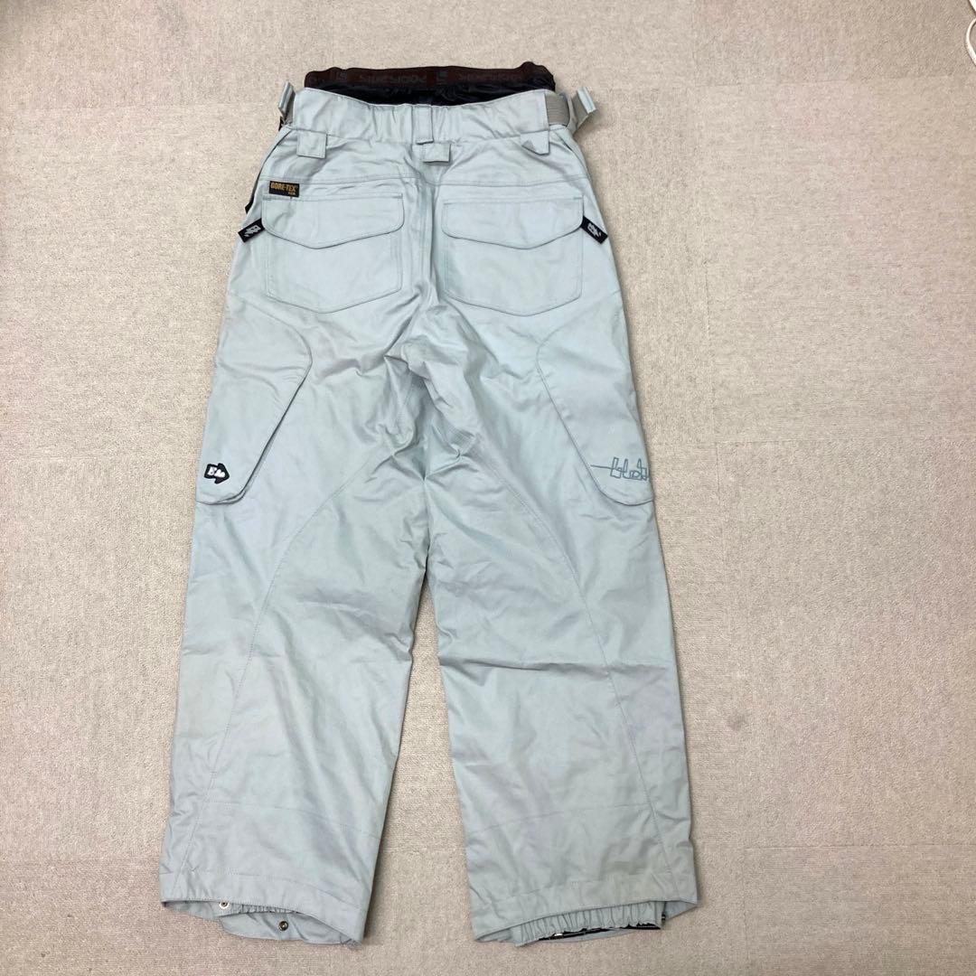 新品　訳あり　BLUBLOOD スノーボードウェア　パンツ　ライトグレー　M