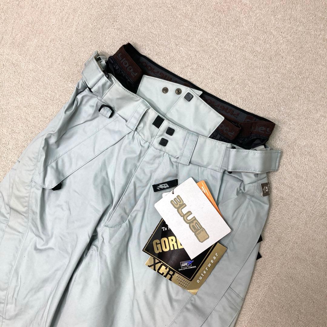 新品　訳あり　BLUBLOOD スノーボードウェア　パンツ　ライトグレー　M