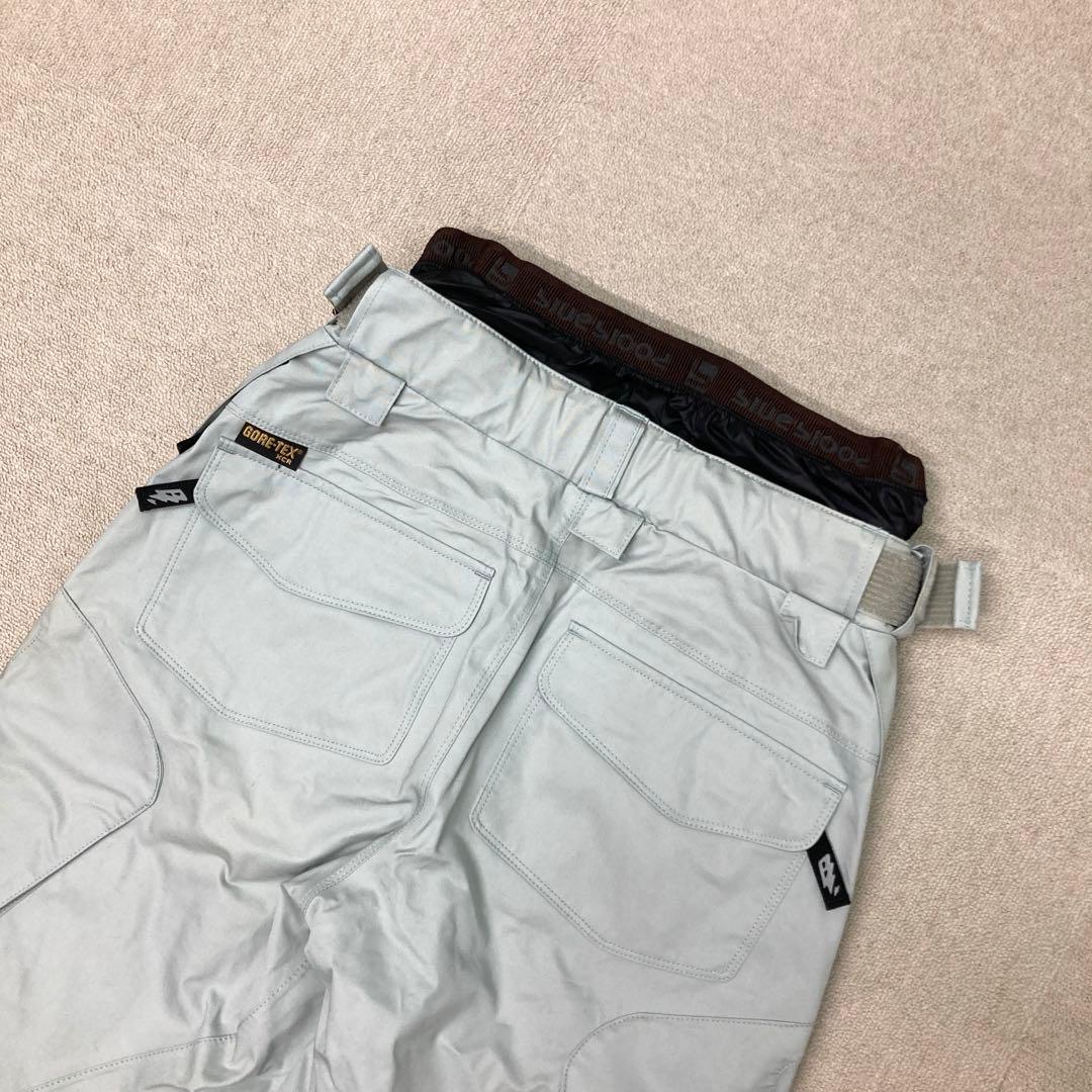 新品　訳あり　BLUBLOOD スノーボードウェア　パンツ　ライトグレー　M
