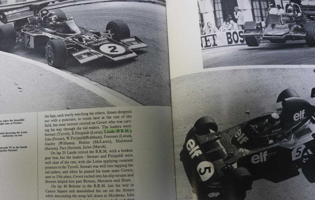 超希少　洋書　ザ・モナコグランプリ　英語版（翻訳版ではありません）　　中古本