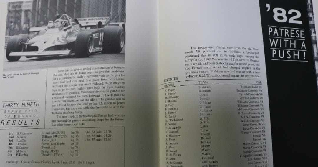 超希少　洋書　ザ・モナコグランプリ　英語版（翻訳版ではありません）　　中古本