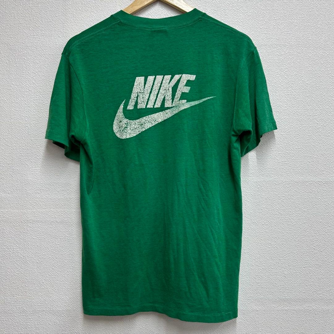 80s USA製 NIKE シングルステッチ 紺タグ Tシャツ バスケT
