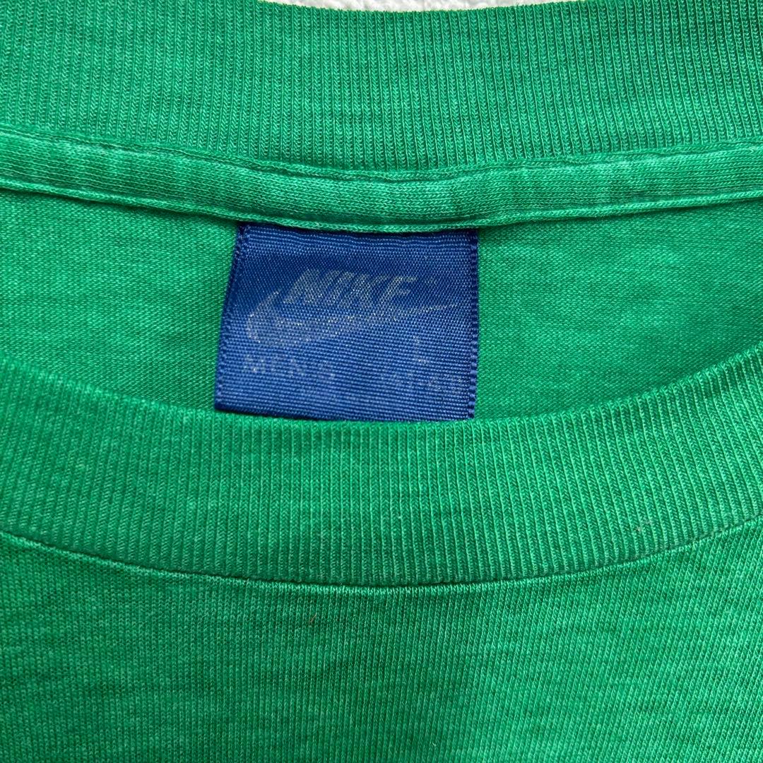 80s USA製 NIKE シングルステッチ 紺タグ Tシャツ バスケT