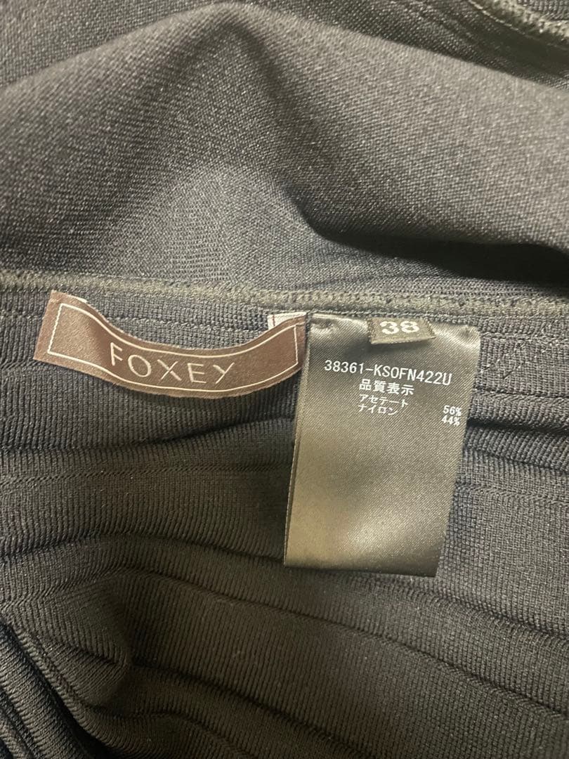 新品・未使用品・フォクシー・プリーツワンピース