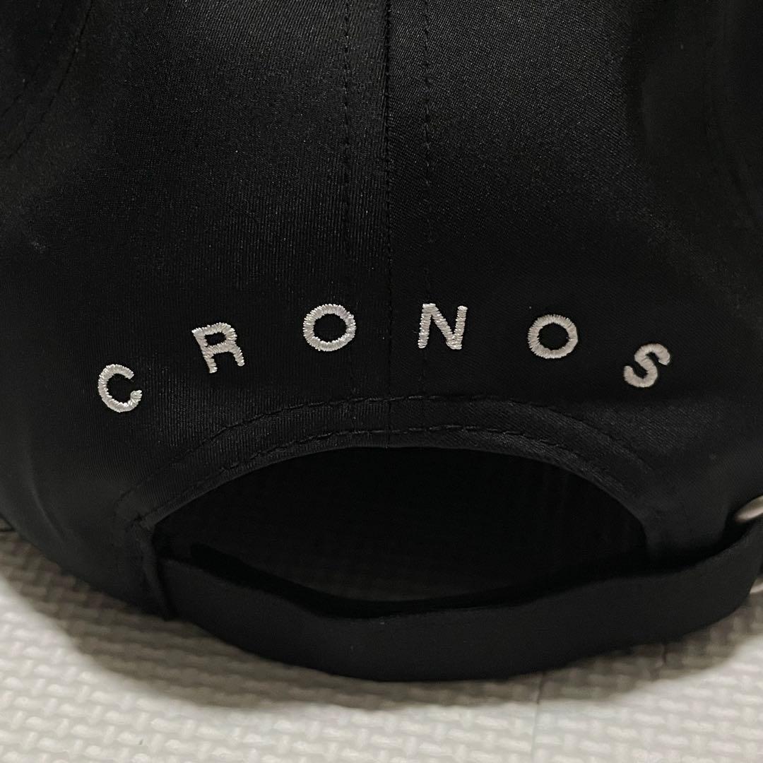 新品 タグ付き Cronos ロゴ刺繍 キャップ ブラック トレーニング ヨガ