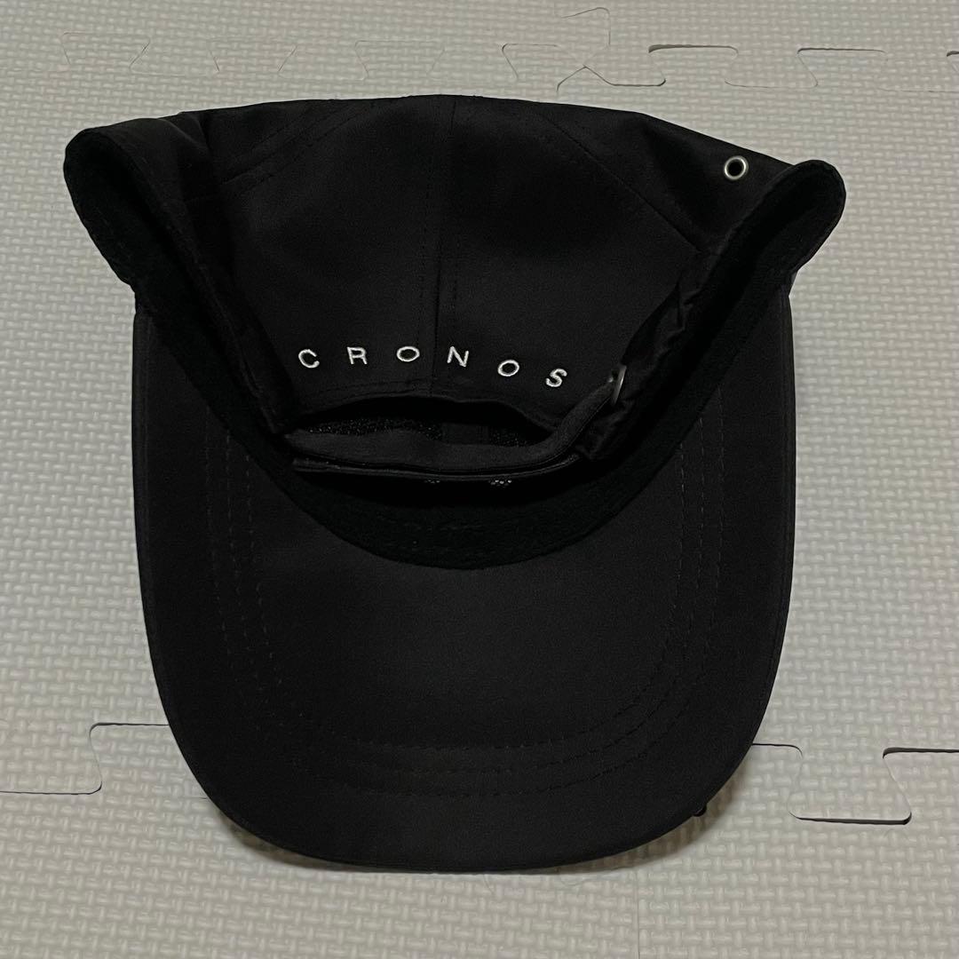 新品 タグ付き Cronos ロゴ刺繍 キャップ ブラック トレーニング ヨガ