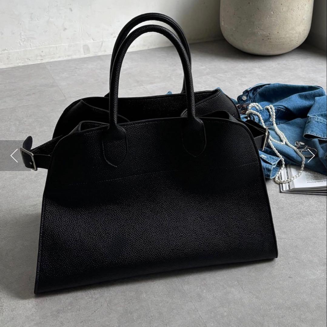 doudou ボストンバッグBOSTON BAG ブラック黒