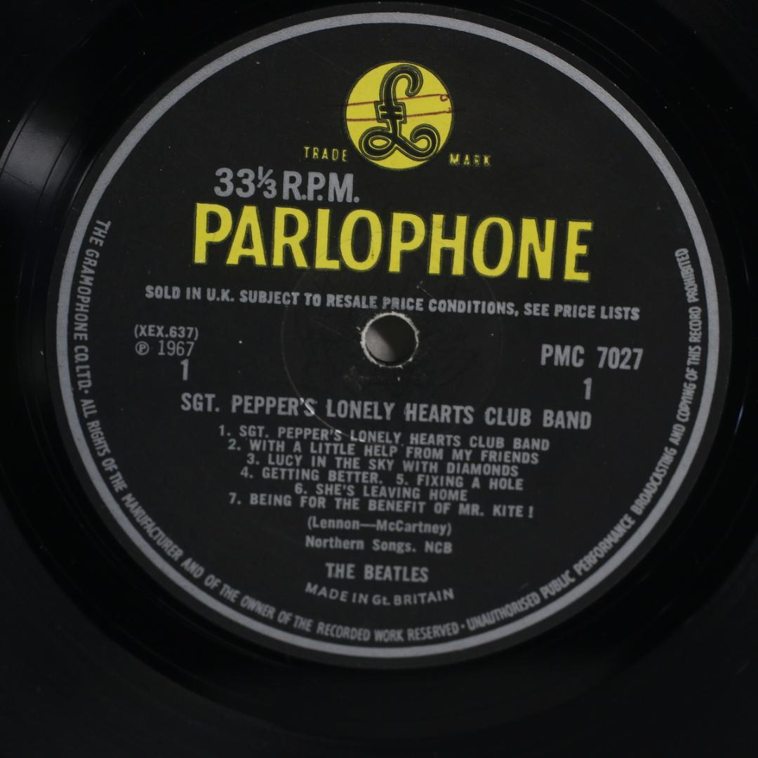 英LP The Beatles Sgt. Pepper's 1stプレスMono