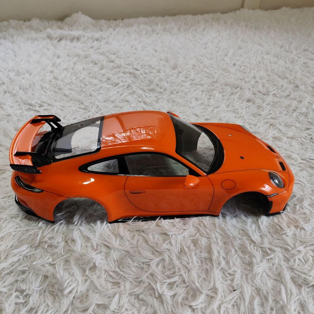 Porsche 911 GT3 RS RCカー ボディ　タミヤ　オレンジ