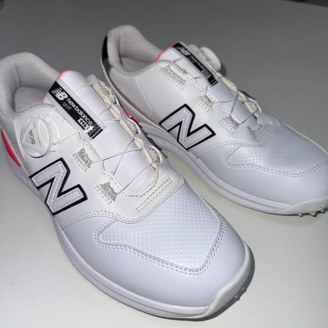 超美品 ニューバランス ゴルフシューズ スパイクレスWGBS996X ボア