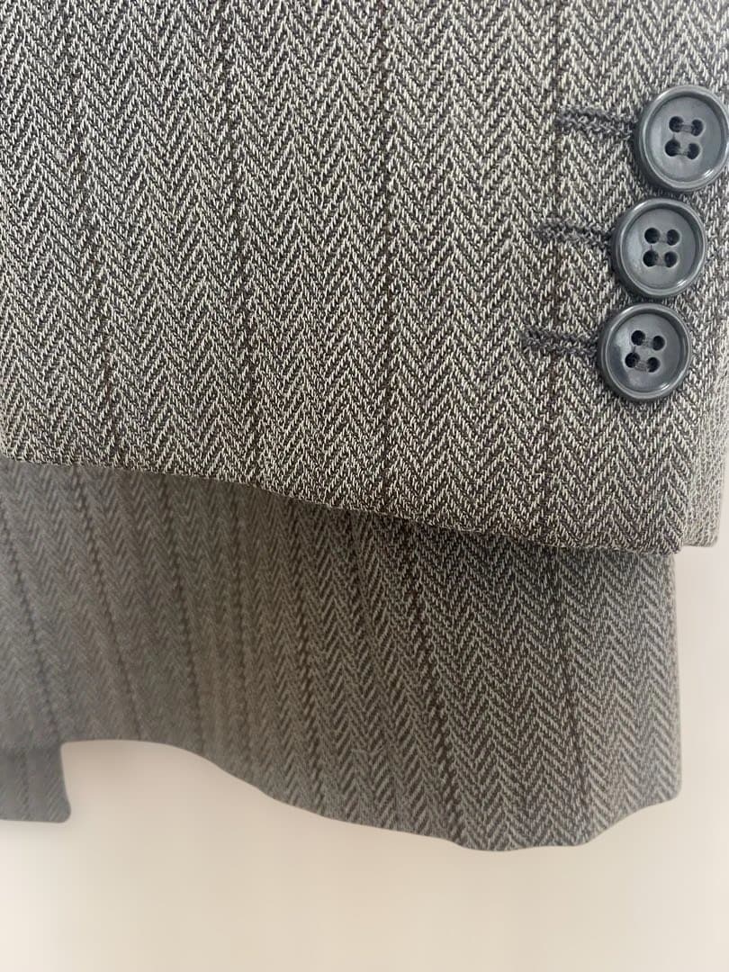 Giorgio Armani ストライプ ダブルブレストジャケット
