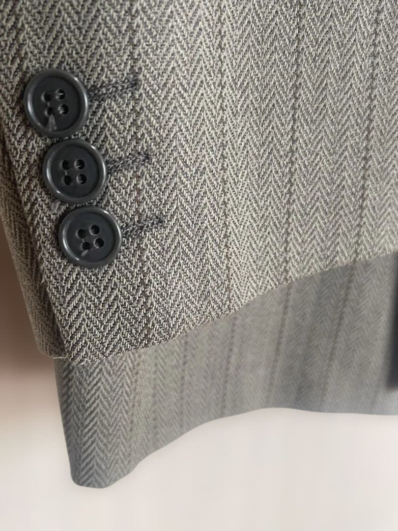 Giorgio Armani ストライプ ダブルブレストジャケット