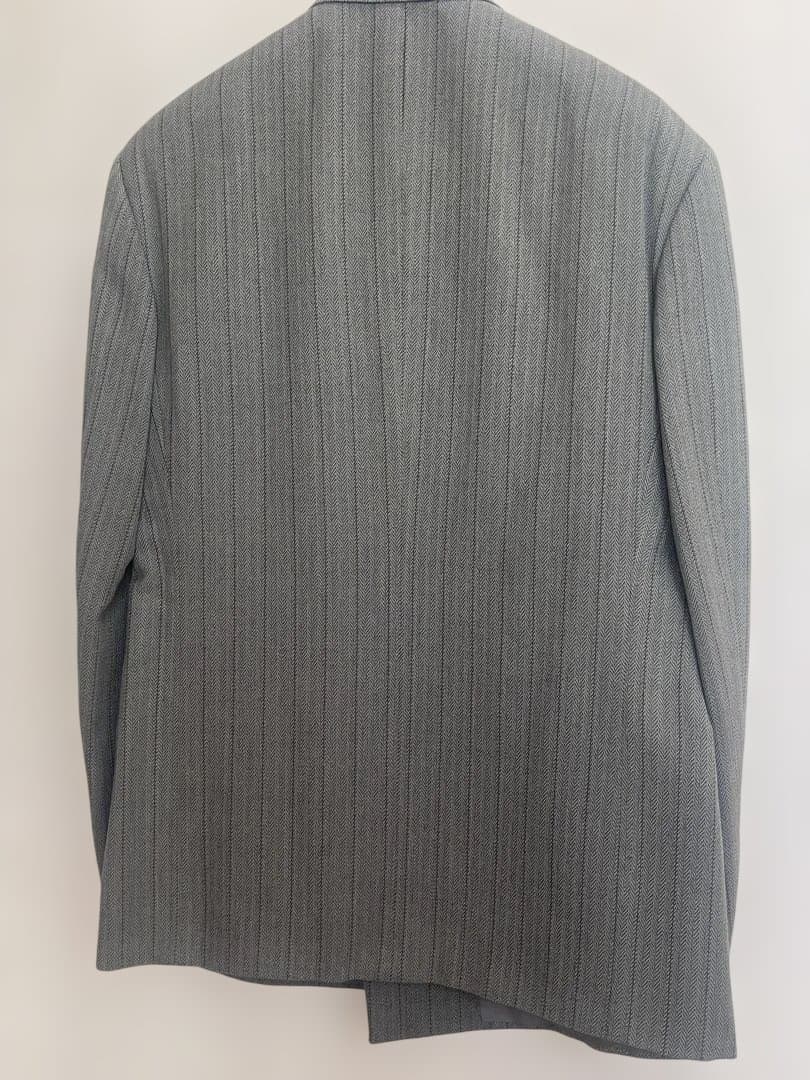 Giorgio Armani ストライプ ダブルブレストジャケット